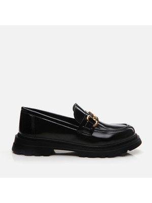 Hotiç 01AYH297650A100 SIYAH Kadın Loafer