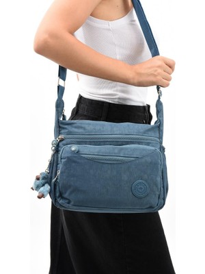 Klinkır Omuz Çantası Hafif Yağmur Geçirmez Kumaş 30*23 cm Günlük Kullanıma Uygun Postacı Çanta