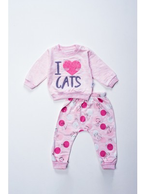 Lusana 378  6-18 Ay I Love Cats 2'li Takım