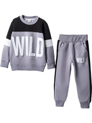 Lusana 3856 3-8 Yaş Wıld Baskılı Takım