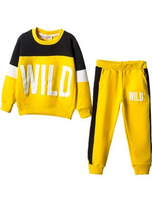 Lusana 3856 3-8 Yaş Wıld Baskılı Takım