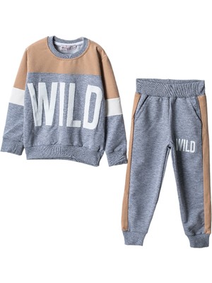 Lusana 3856 3-8 Yaş Wıld Baskılı Takım