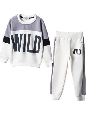 Lusana 3856 3-8 Yaş Wıld Baskılı Takım