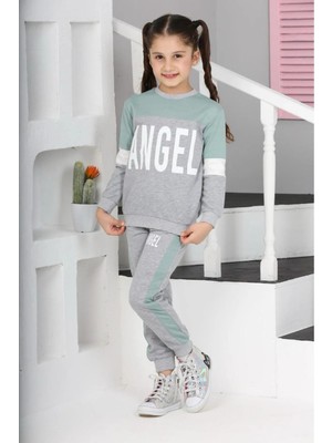 Lusana 3860 9-13 Yaş Angel Baskılı Iki Iplik Takım