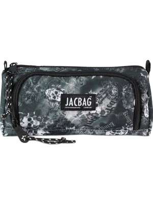 Jacbag Prime XL-Lastik Ayraçlı İki Bölmeli Kalem Kutusu