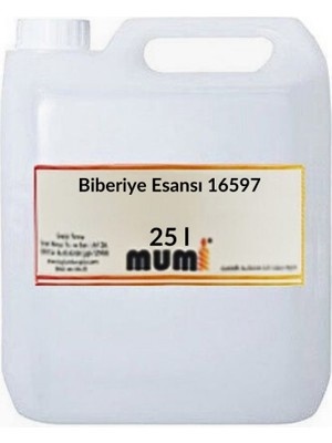 Biberiye Mum Esansı 16597 25 Litre