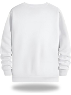 Gölge Stor Gym Body Bisiklet Yaka Unisex Sweatshirt 952