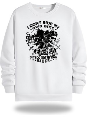 Gölge Store Motorcycles Bisiklet Yaka Unisex Sweatshirt 948