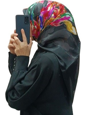 Armine Aker Ipek Krep Saten Eşarp 8900701