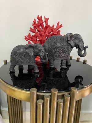 Mirsa Global 2 Li Fil Figürü Biblo Heykel