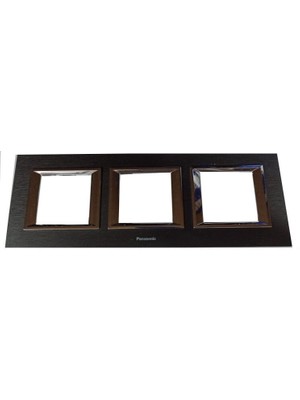 Panasonic Viko Panasonic Thea 3X2M Ultima Cam Siyah Renk Çerçeve - WVTF28495GB-TR