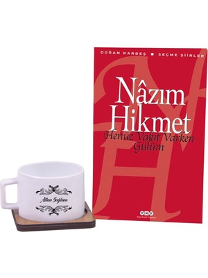 Kitaplı Hediye Henüz Vakit Varken Gülüm Kitap - Kahve Fincanı Seti