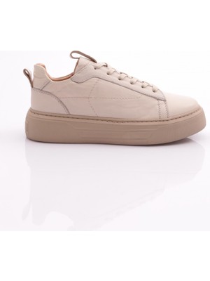 Dgn 477-23Y Kadin Kalin Taban Bağcikli Sneaker Ayakkabi