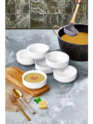 Cooker CKR4000 12 cm 12'li Porselen Joker - Çorba Kasesi