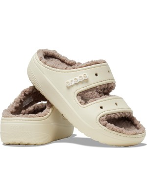 Crocs Classic Cozzzy Sandal Bone/mushroom 207446-2YC