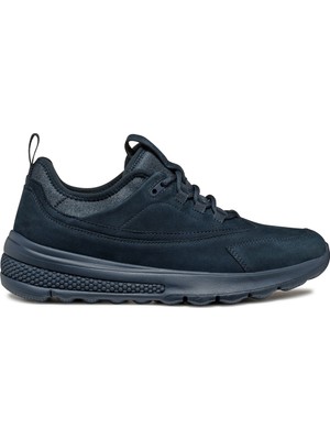 Geox Erkek Lacivert Spherica Actif Bağcıklı Deri Sneaker U46BAA03215C4002