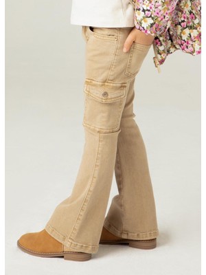 Mayoral 04-09 Yaş Kız Çocuk Kakao Renk Pantolon