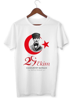 29 Ekim Tişört Cumhuriyet Bayramı T-Shirt 101. Yıl Atatürk