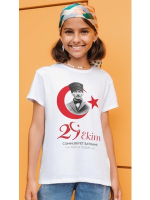 29 Ekim Tişört Cumhuriyet Bayramı T-Shirt 101. Yıl Atatürk