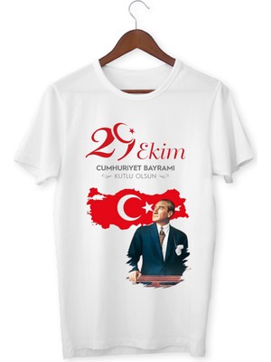 Cumhuriyet Bayramı 29 Ekim Tişört 101. Yıl T-Shirt Atatürk Tişört