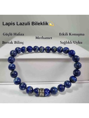 Sertifikalı Lapis Lazuli Doğaltaş Bileklik