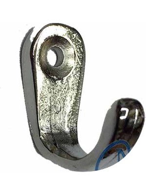 Tekli Anahtar, Bijuteri, Vitrin, Dekor Askısı - Nikel, 10X18X22 mm