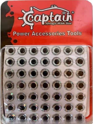 Captain 7633 8mm Naturel Silikon Damla Göz 49'lu Paket