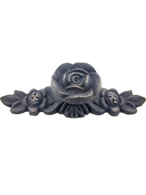 Kaufhier Antika Tarz Dekoratif Pirinç Gül Düğme - 30X100 Mm, Oksit