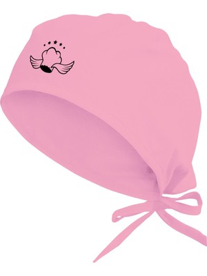 Unisex Pembe Yıldızlı Şef Temalı Mutfak Bone