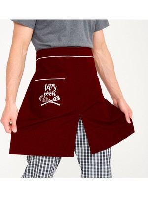 Cheflere Özel Yırtmaçlı Yarım Önlük