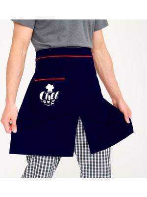 Cheflere Özel Yırtmaçlı Yarım Önlük
