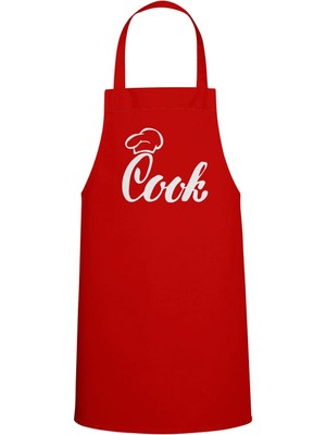 Cook Özel Baskılı Chef Mutfak Önlüğü