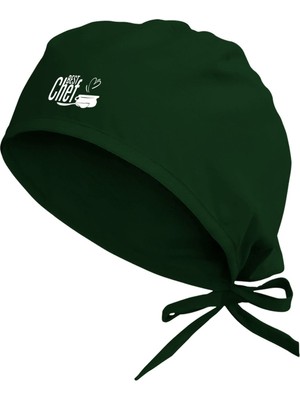 Chef Temalı Özel Bone | Mutfak Bonesi | Aşçı Bonesi Avcı Yeşili