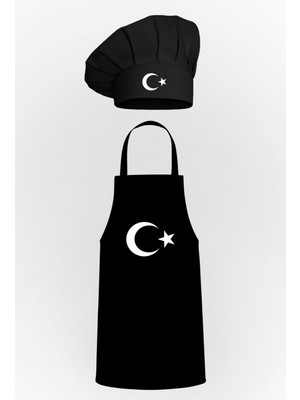 Ayyıldız Tasarım Mutfak Önlüğü & Mantar Bone Avantaj Paketi