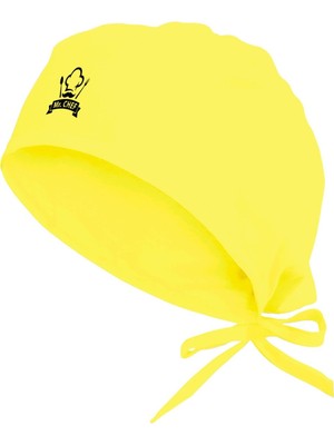 Mr. Chef Tasarımlı Restaurant Aşçı Bonesi Sarı