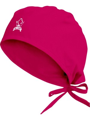 Mr. Chef Tasarımlı Restaurant Aşçı Bonesi Pembe