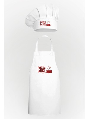 Best Chef Yazılı Tasarım Mantar Bone & Mutfak Önlüğü Avantaj Paket