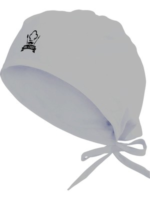 Mr. Chef Tasarımlı Restaurant Aşçı Bonesi Gri