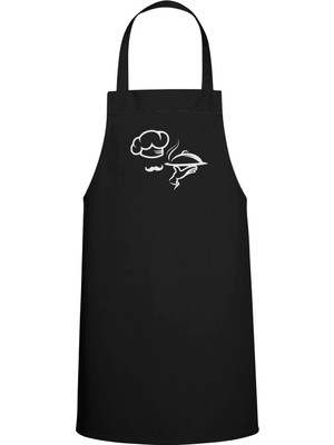 Aşçı Özel Baskılı Chef Mutfak Önlüğü