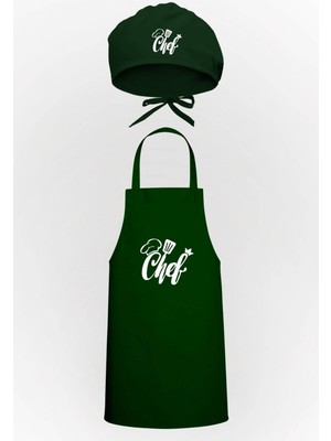 Chef Tasarım Mutfak Önlüğü & Bone Avantaj Paketi