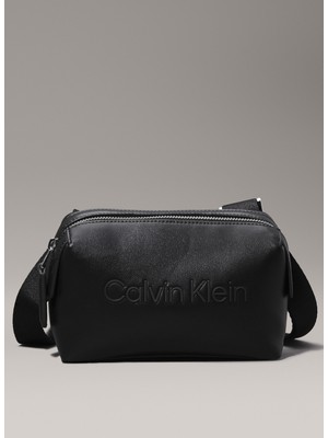 Calvin Klein Siyah 19,5X11,5X6,5 cm Erkek Postacı Çantası Ck Set Camera Bag