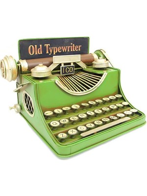 Turtcest Dekoratif Metal Daktilo Kumbara