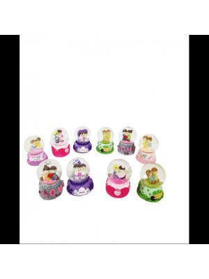 Turtcest Dekoratif Mini Boy Sevgililer Kar Küresi