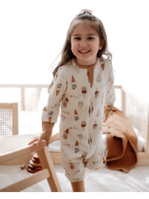 Luna Kids 1.0 Tog Uyku Tulumu - Dondurma Desenli