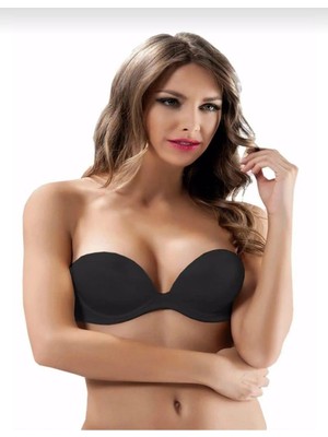 Le Jardin 7036 Kadın Silikonlu Straplez Sihirli Sütyen 2 Adet