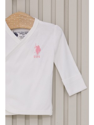 U.S. Polo Assn. Kız Bebek 5lı Zıbın Seti