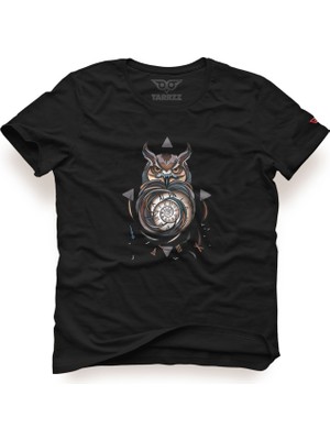 Tarrzzcom Baykuş ve Zaman Tasarım Tişört