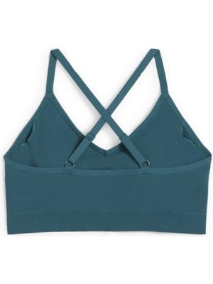 Puma Bralet Kadın Shapeluxe Pwr 52436283 -Soğuk Yesil Xs - Siyah