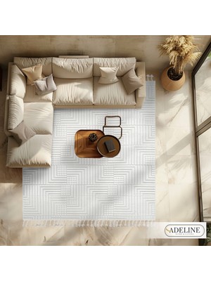 Adeline Home Portre 5205 Iskandinav Modern Toz Vermeyen Salon Mutfak Balkon Halısı