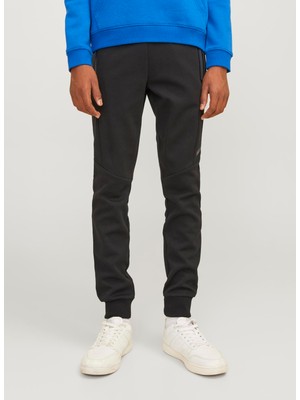 Jack & Jones Lastikli Paça Siyah Erkek Eşofman Altı 12263193